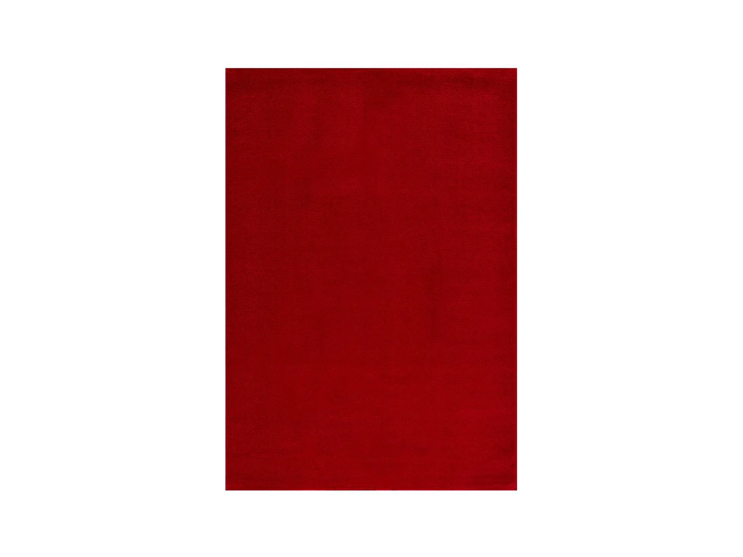 tapis cuisine 80x150 tissé rouge rectangle motif uni NOSSA