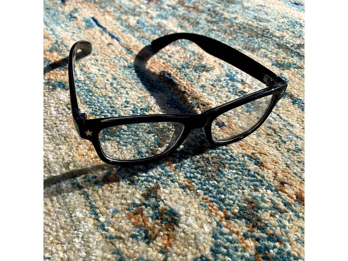 tapis chambre 60x110 tissé marron et beige rectangle motif abstrait OEUVRO