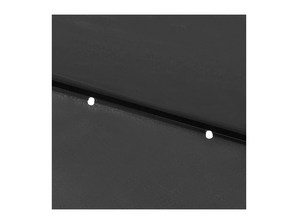 Parasol avec LED et mât en acier Anthracite 2x3 m