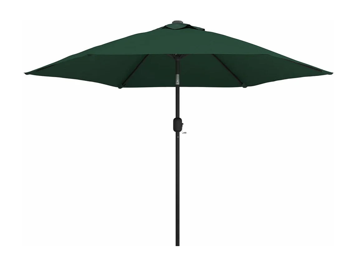 Guarda-sol 3 m de aço, verde