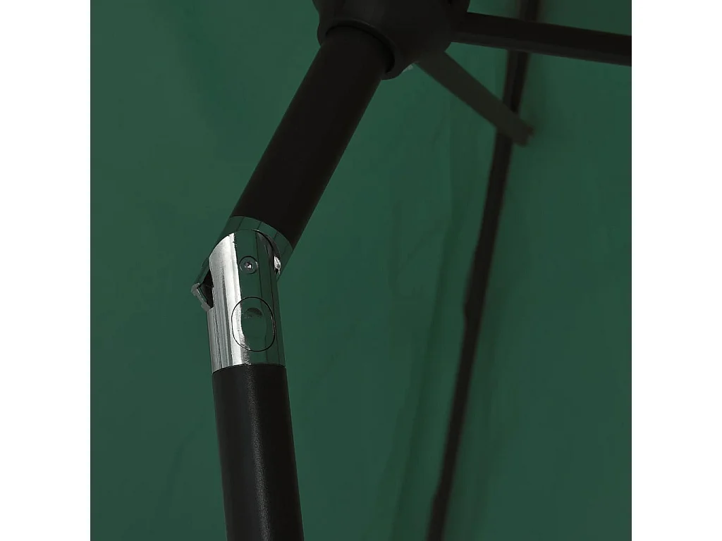 Guarda-sol 3 m de aço, verde