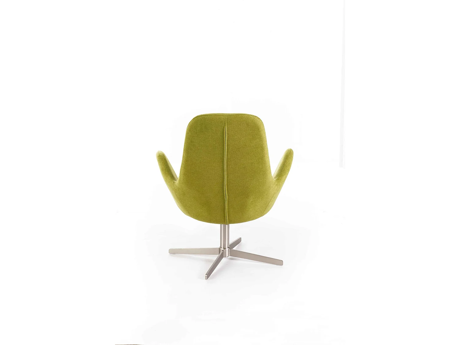 Olga Fauteuil pivotant en tissu vert