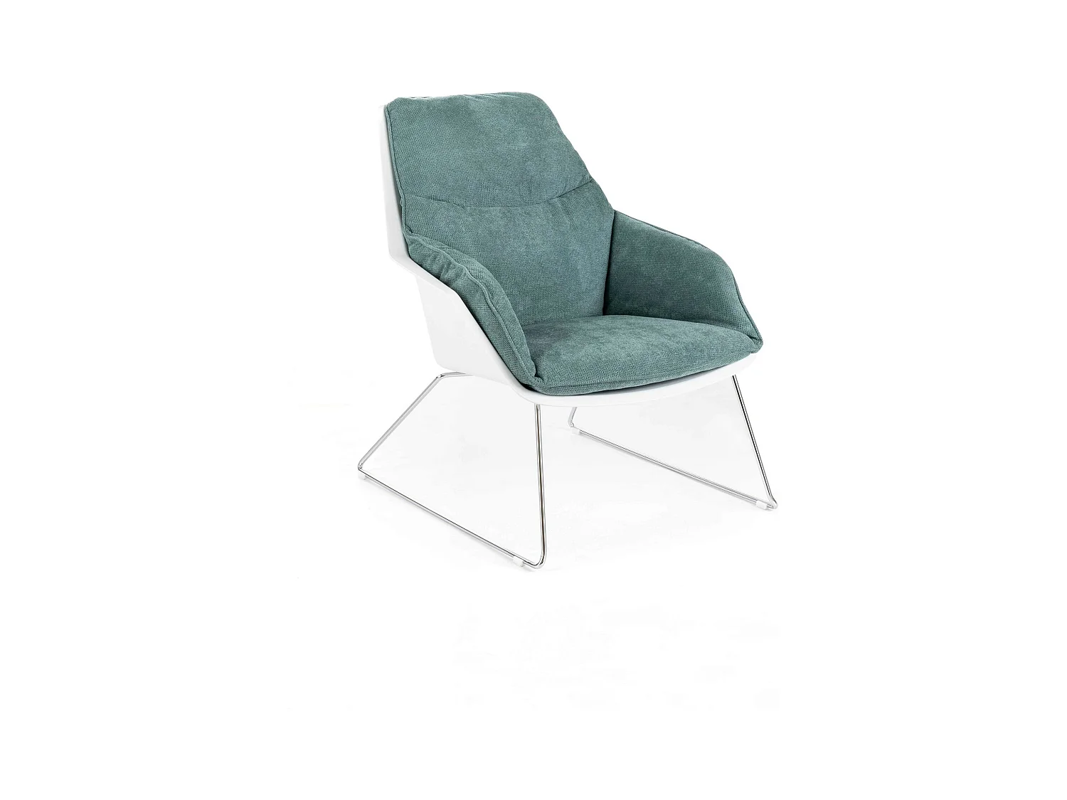 Grace Fauteuil en polypropylène aigue-marine