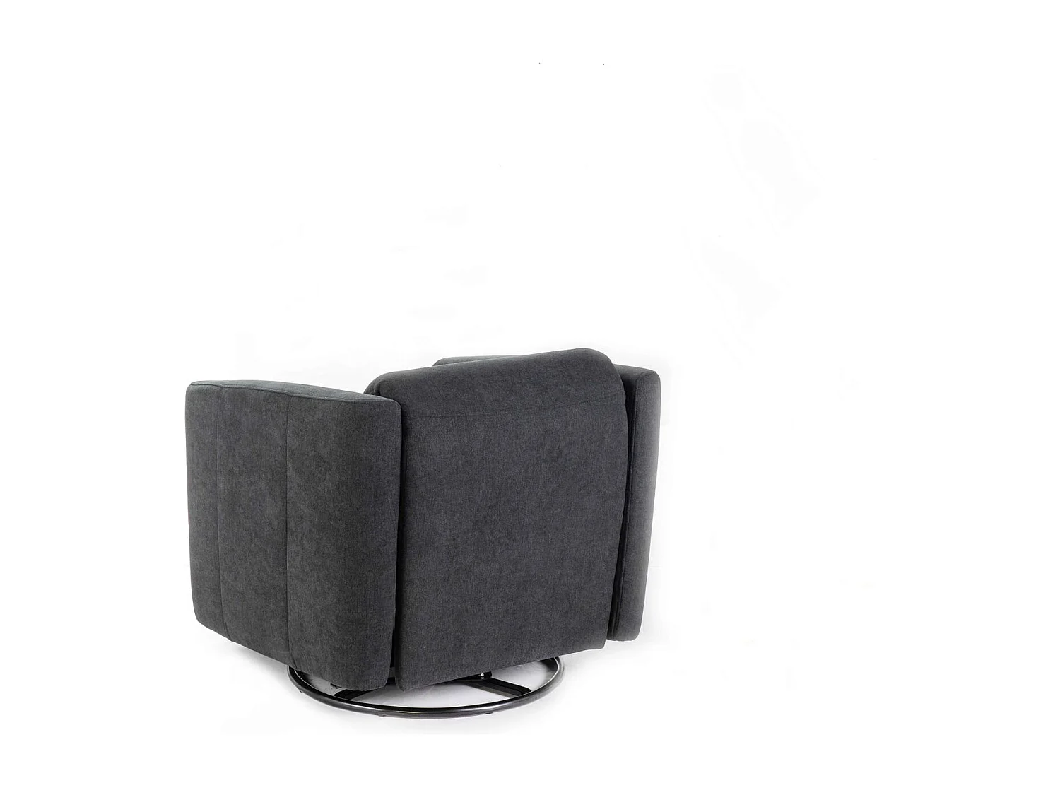 Magic Fauteuil inclinable manuel en tissu Gris Foncé