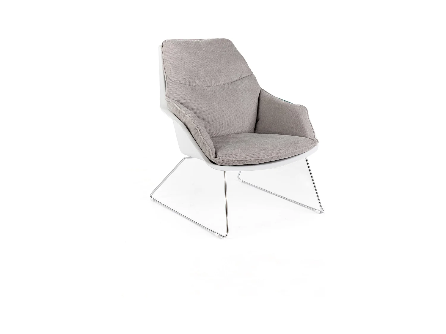 Grace Fauteuil en polypropylène gris