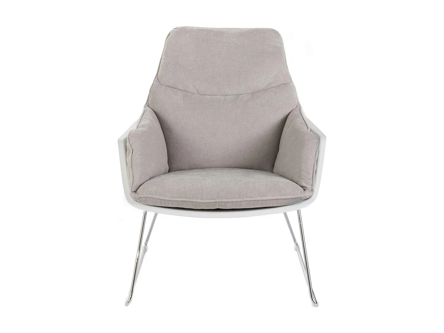 Grace Fauteuil en polypropylène gris