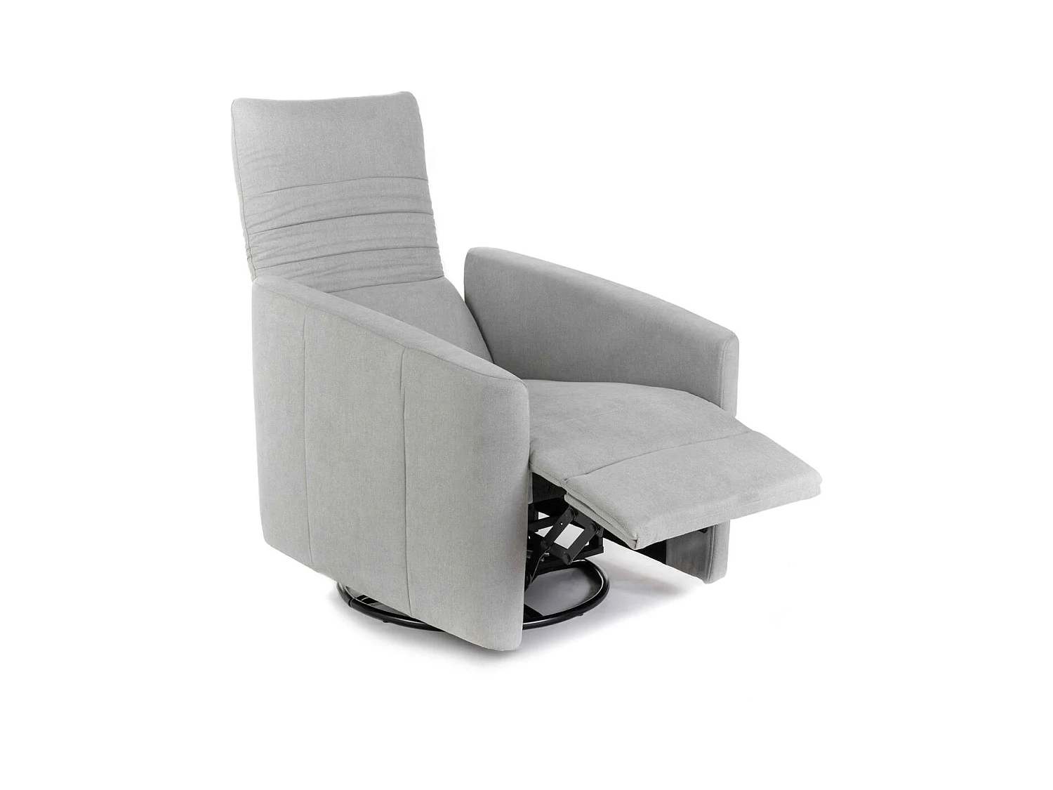 Magic Fauteuil inclinable manuel en tissu gris