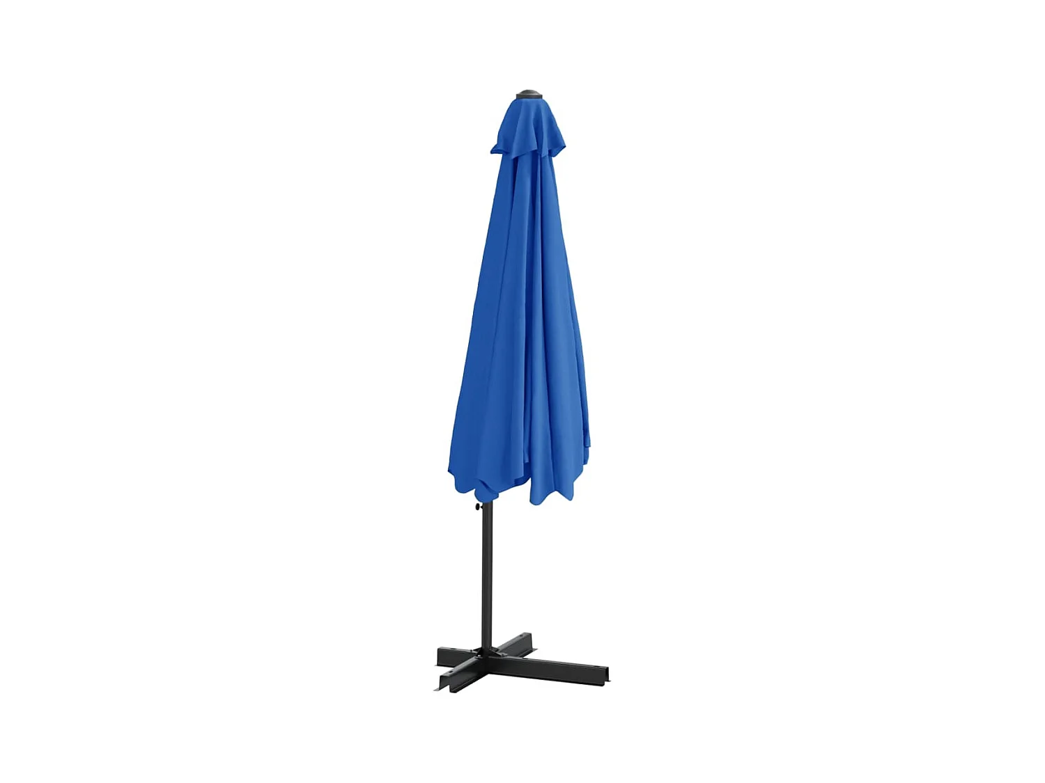Sombrilla de jardín con palo de acero azul celeste 300 cm