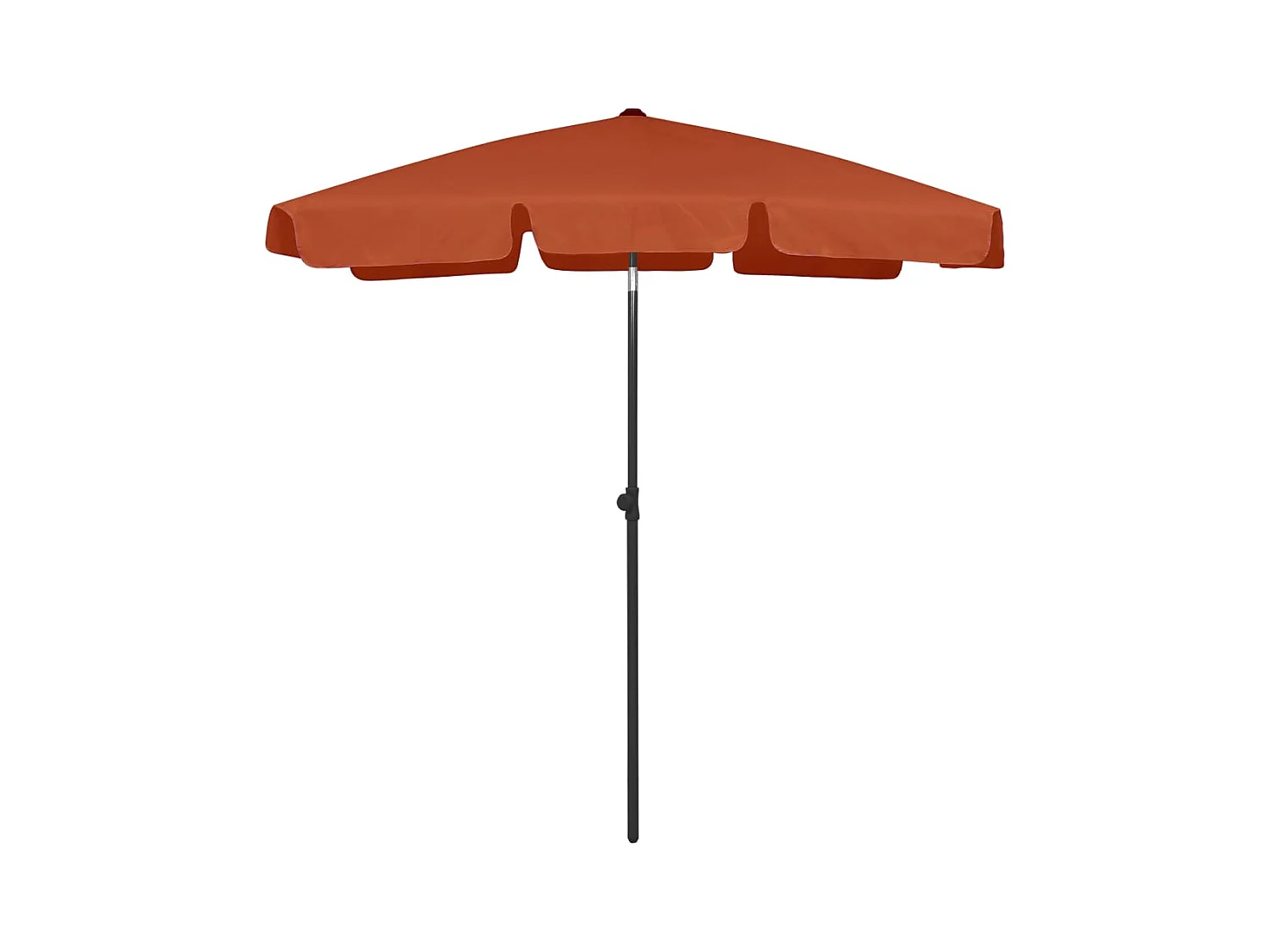 Parasol de plage Terre cuite 180x120 cm