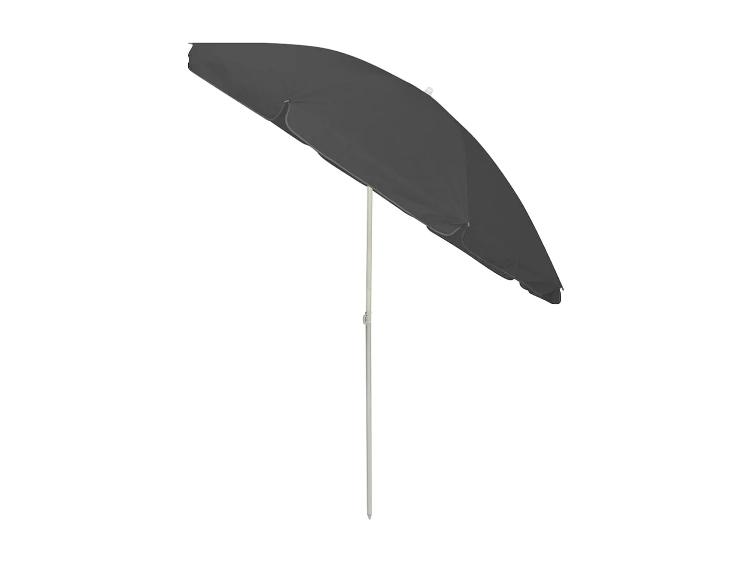 Sombrilla de playa gris antracita 240 cm