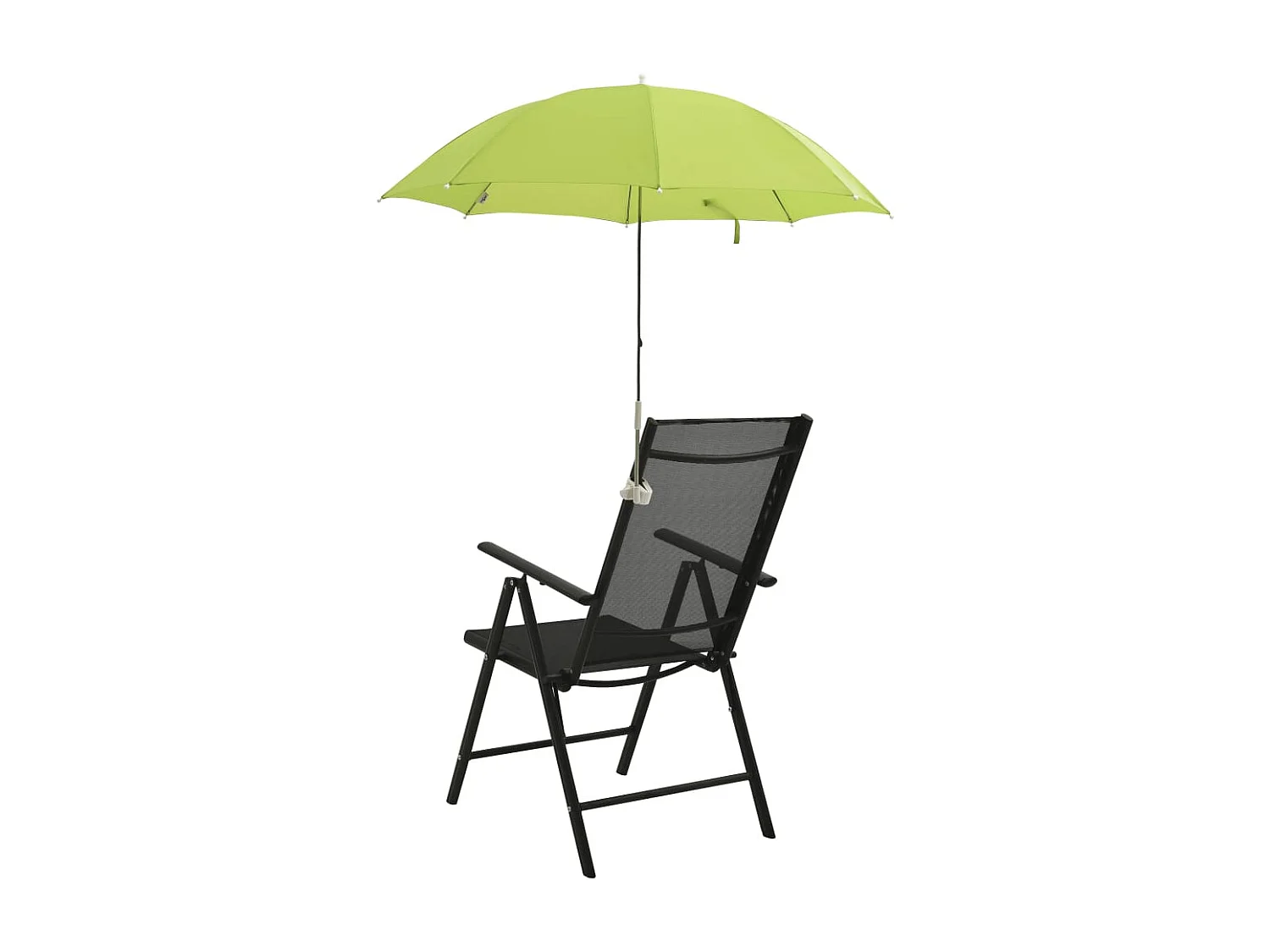 Parasols de chaise de camping 2 pcs Vert 105 cm