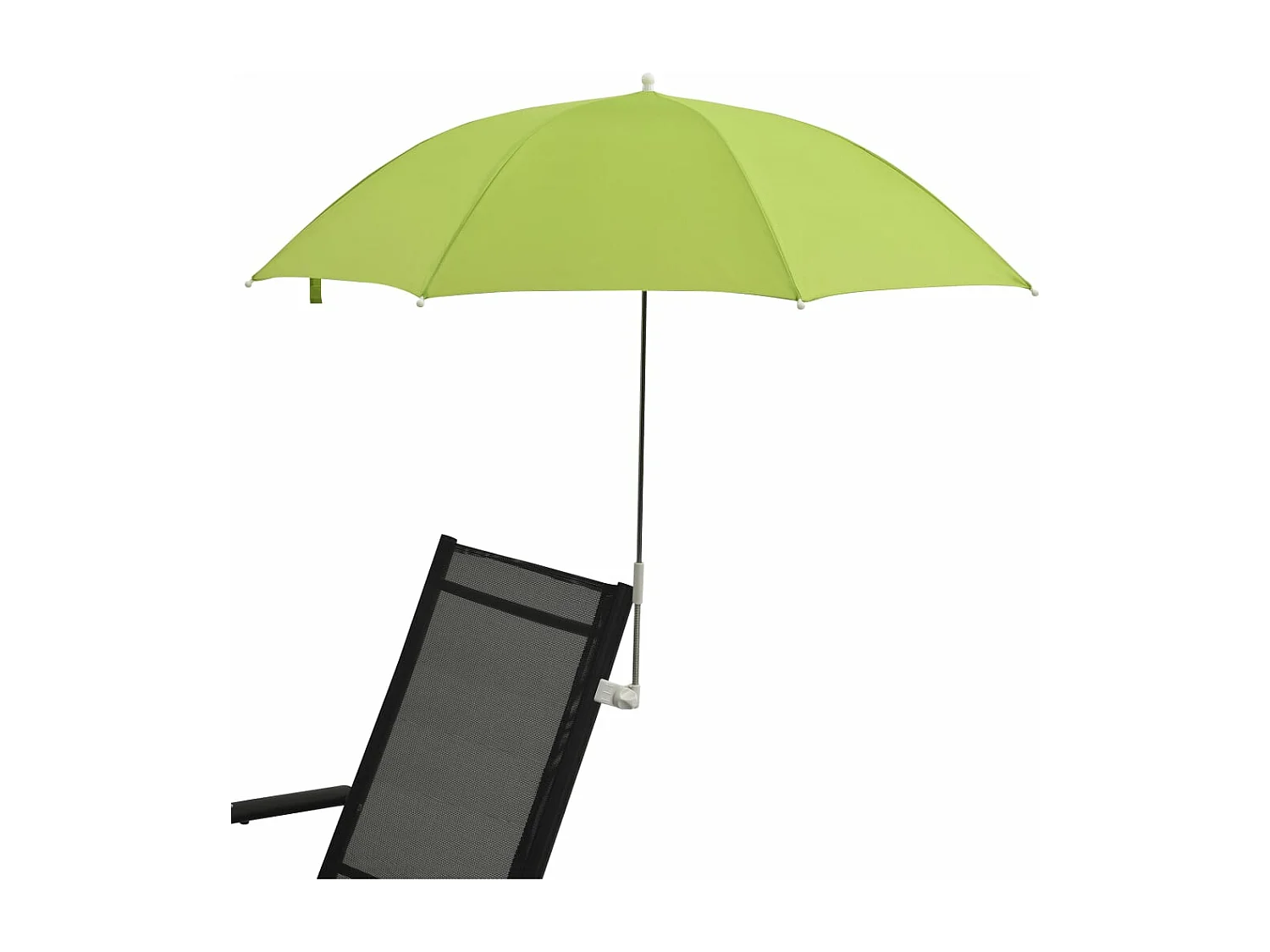 Parasols de chaise de camping 2 pcs Vert 105 cm