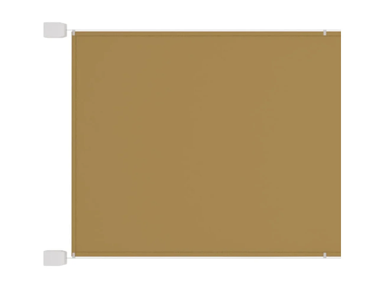 Auvent vertical Beige 100x1200 cm Tissu oxford