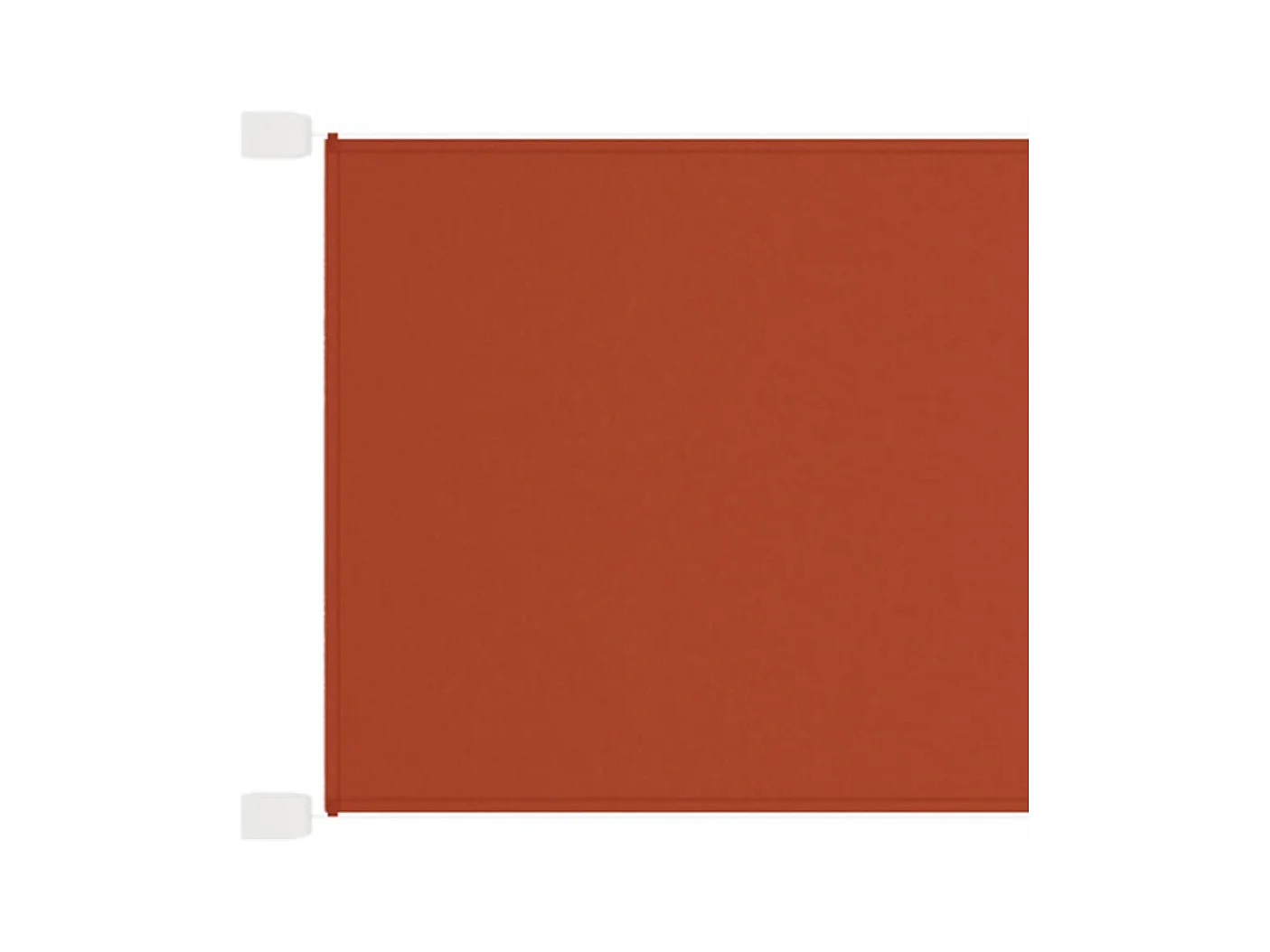 Auvent vertical Terre cuite 100x1000 cm Tissu oxford
