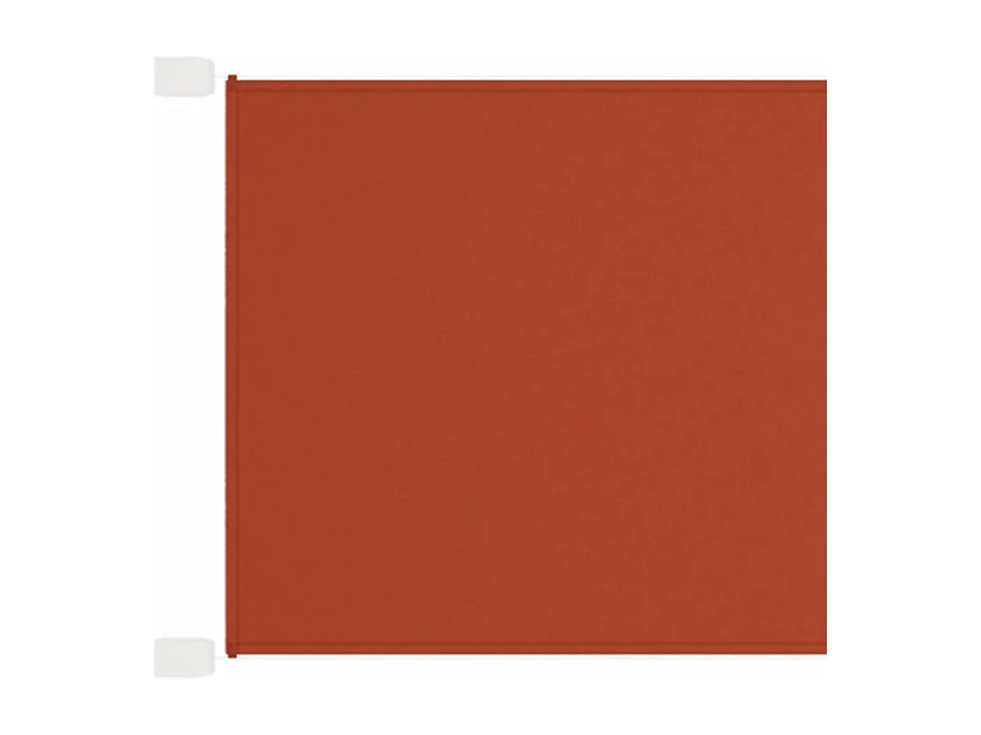 Auvent vertical Terre cuite 100x1000 cm Tissu oxford