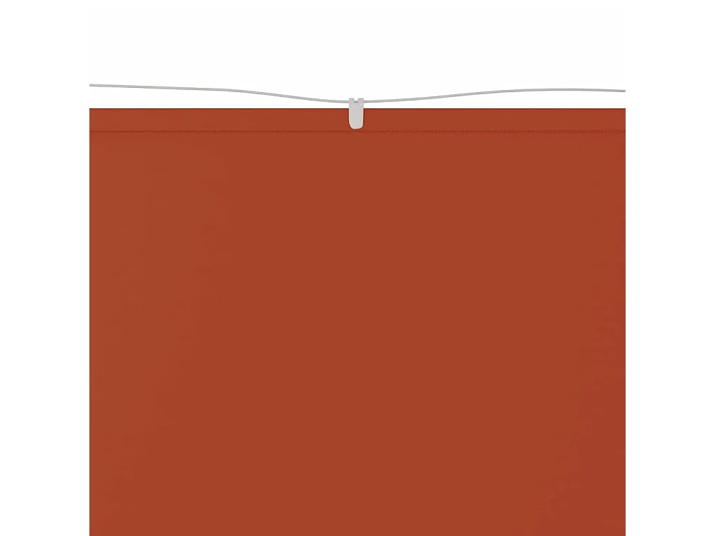 Auvent vertical Terre cuite 100x270 cm Tissu oxford