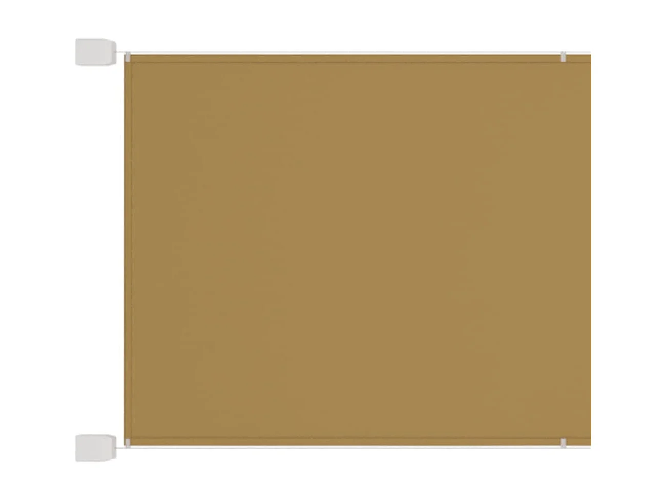 Toldo vertical 100x270 cm tecido oxford bege