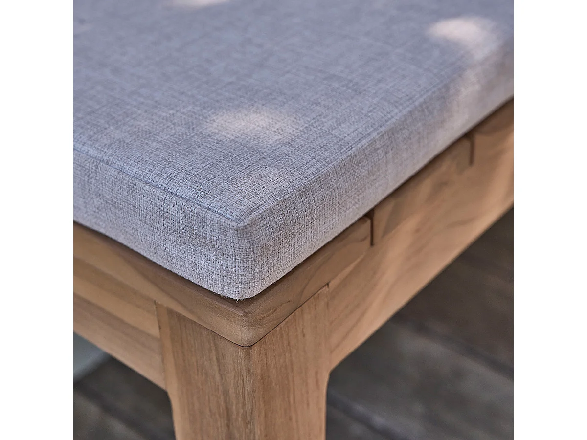 Panchina da giardino in teak massello 180 cm