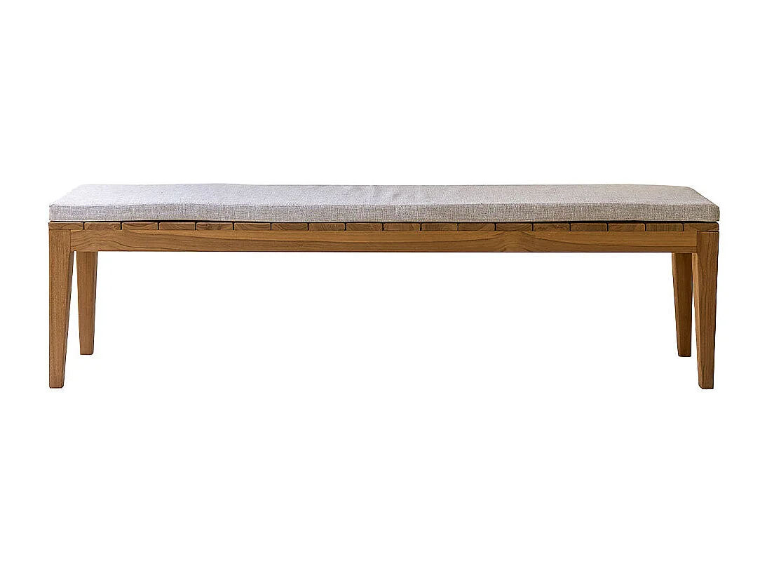 Banc de jardin en teck massif 180 cm