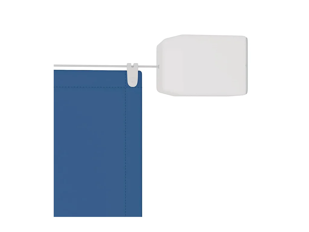 Auvent vertical Bleu 60x1000 cm Tissu oxford