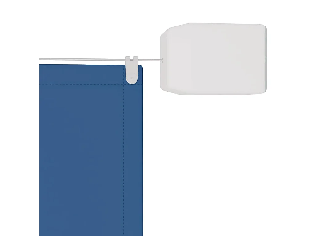 Auvent vertical Bleu 60x1000 cm Tissu oxford