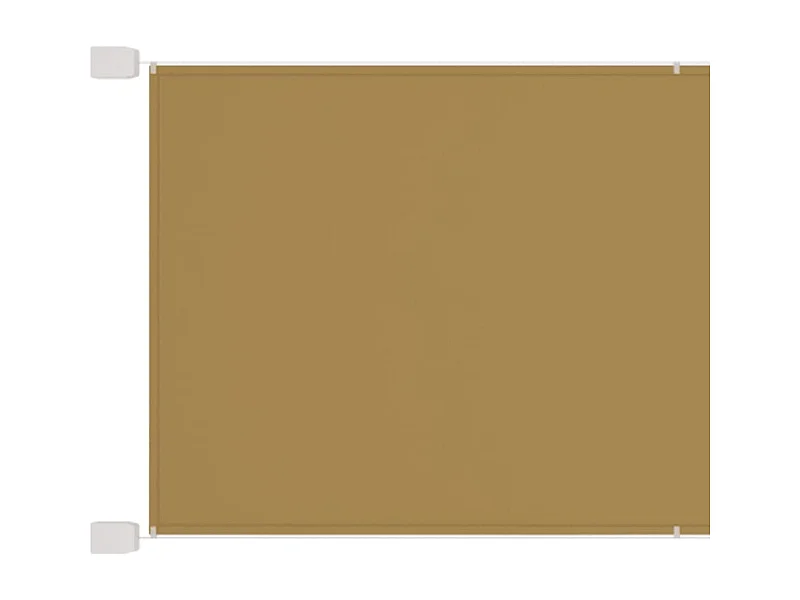 Luifel verticaal 100x800 cm oxford stof beige