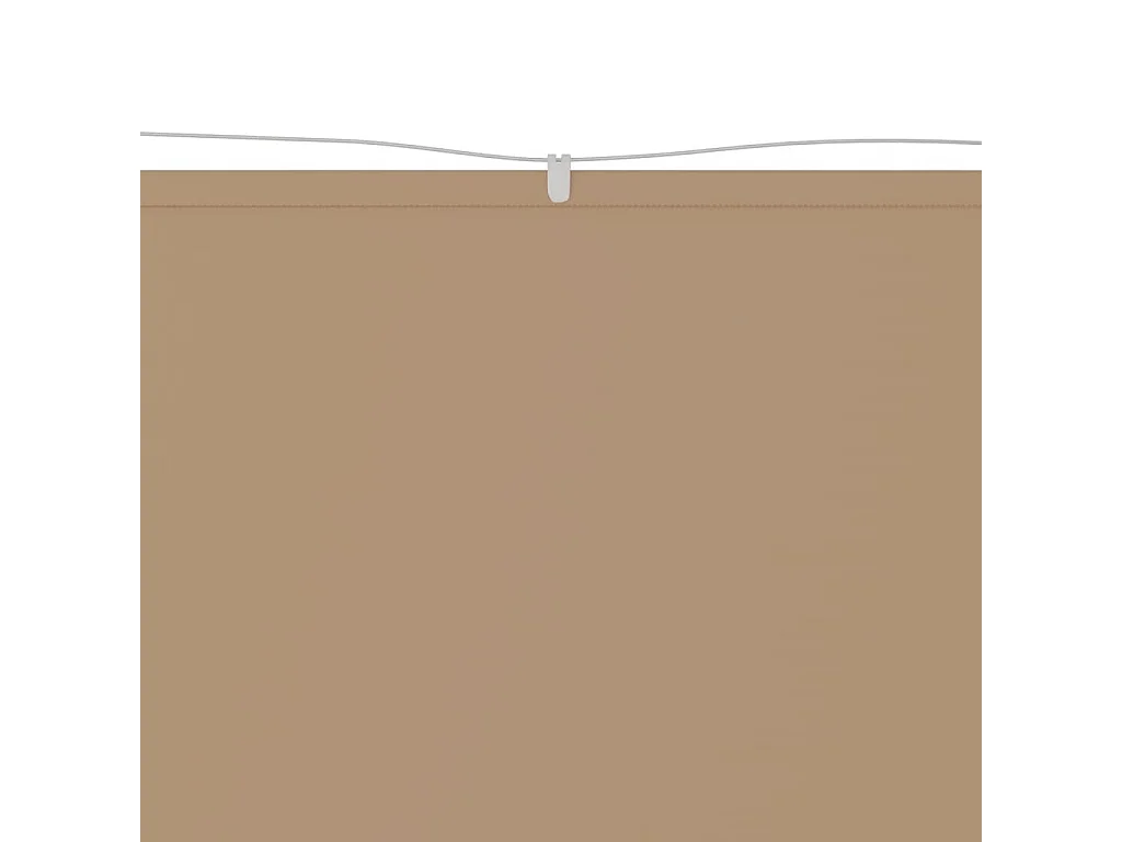 Auvent vertical Taupe 60x1000 cm Tissu oxford