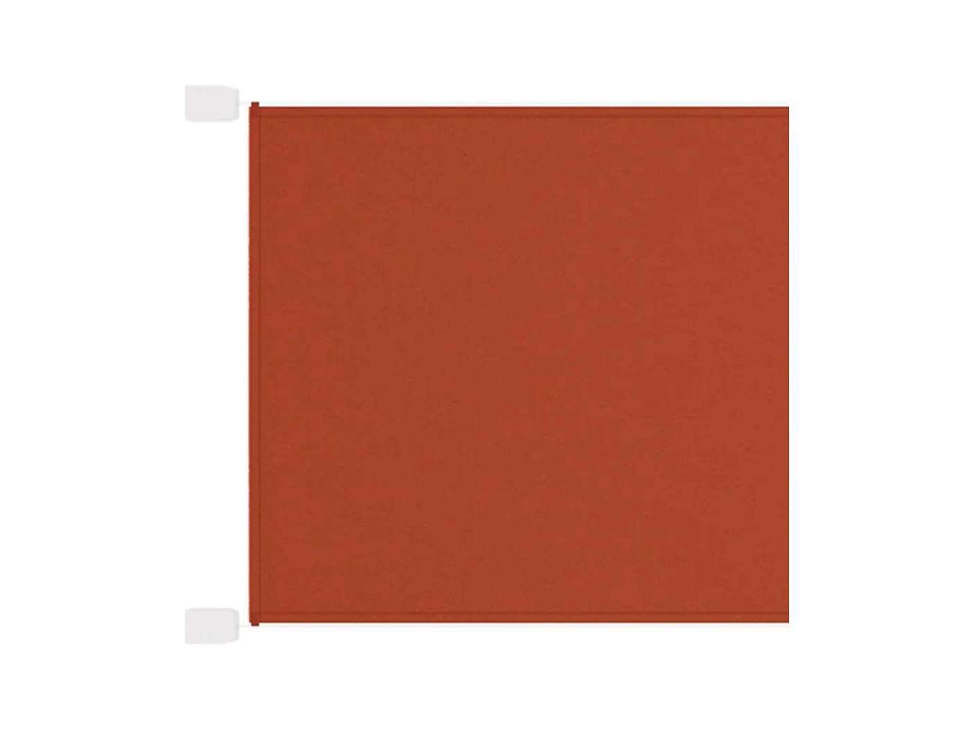 Auvent vertical Terre cuite 60x800 cm Tissu oxford