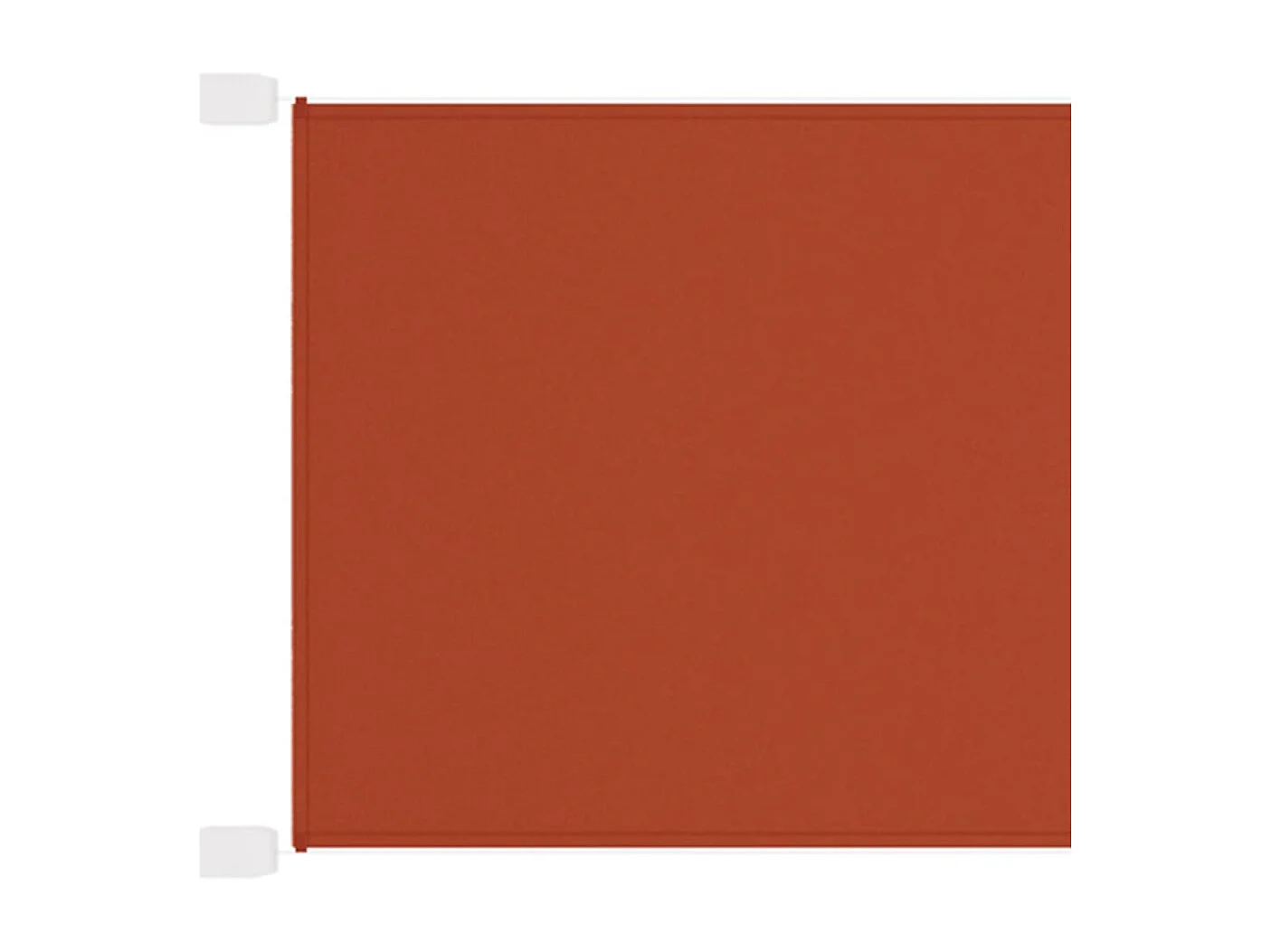 Auvent vertical Terre cuite 60x800 cm Tissu oxford