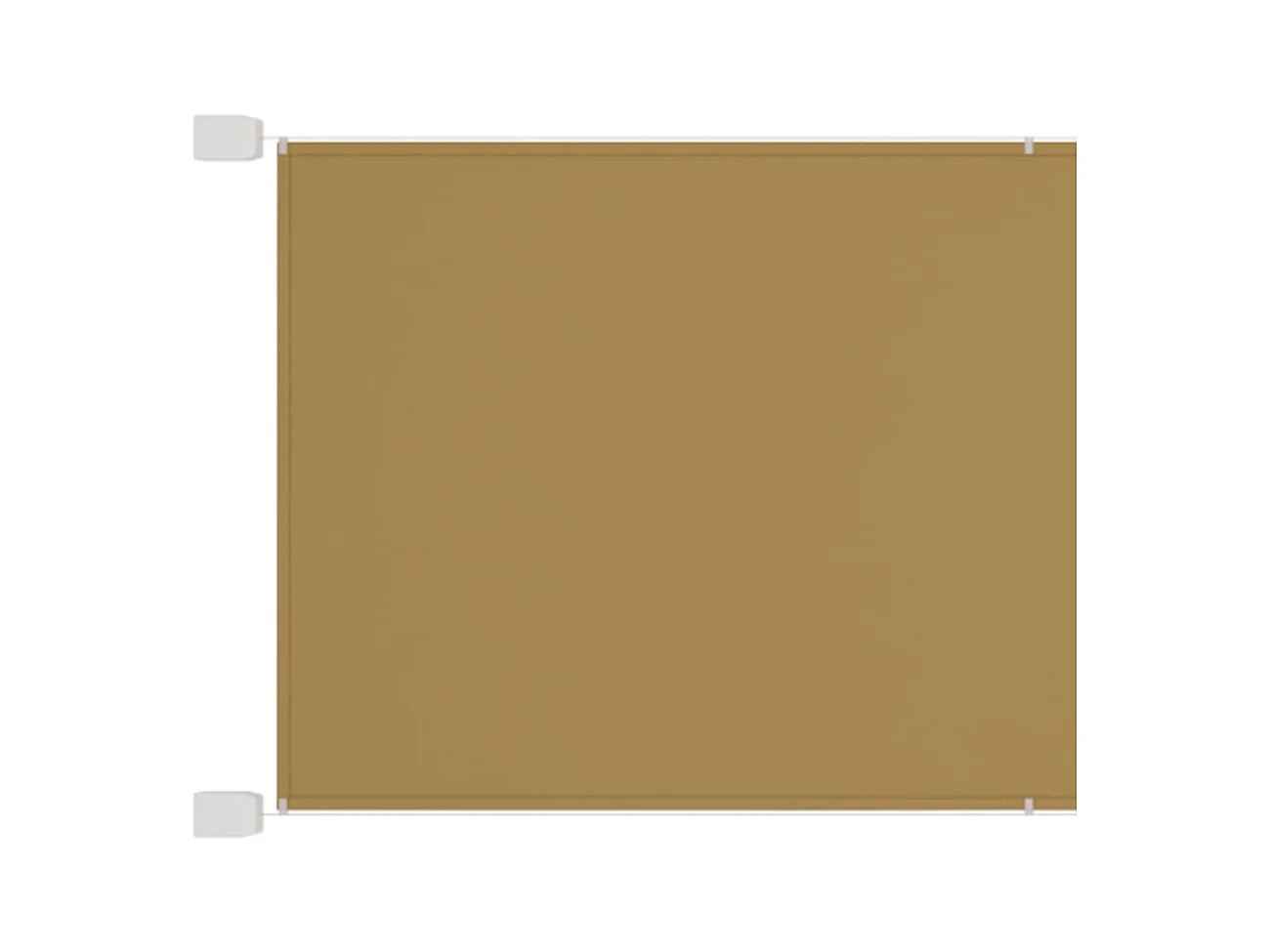 Auvent vertical Beige 60x800 cm Tissu oxford