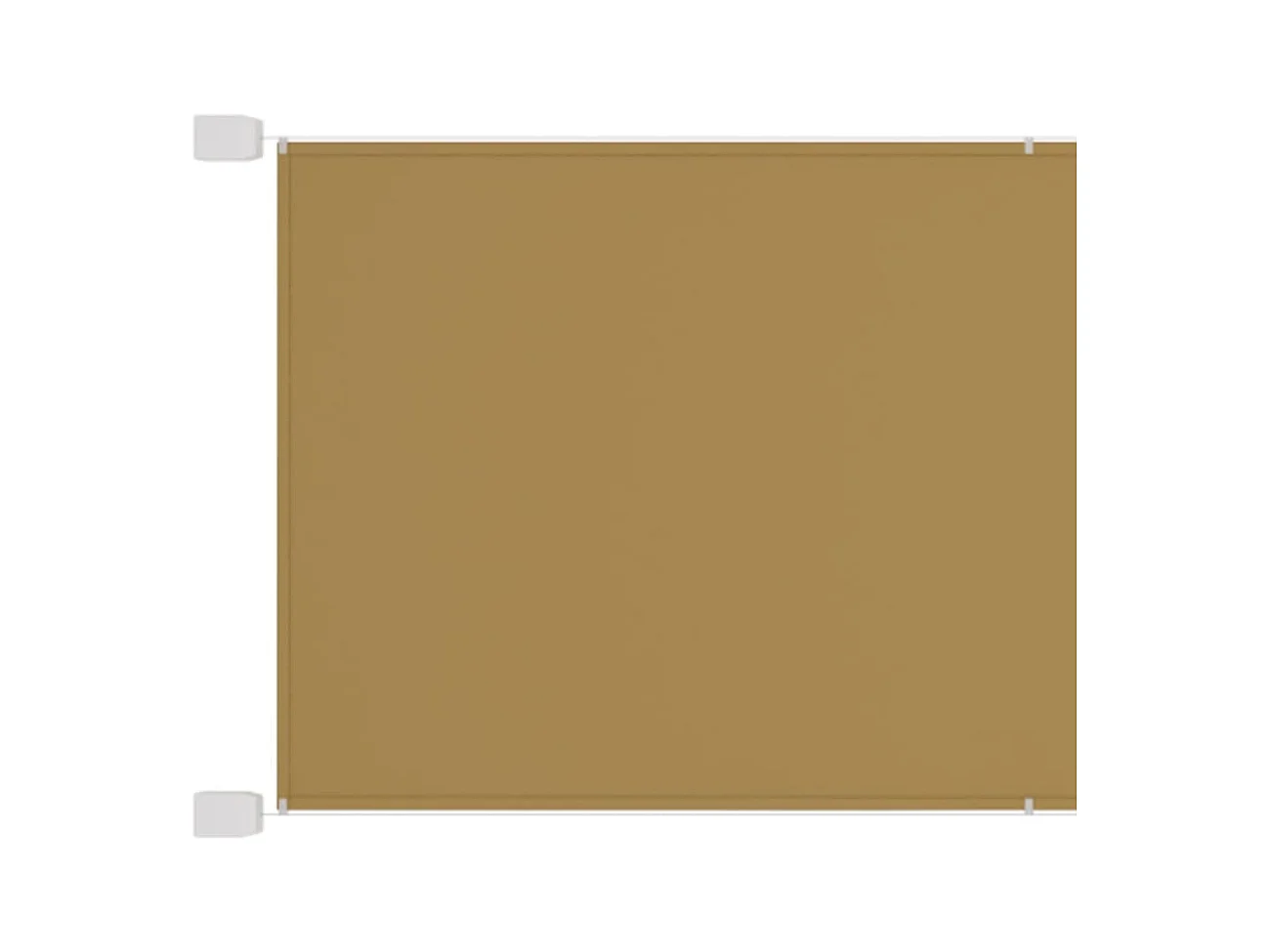 Auvent vertical Beige 60x1000 cm Tissu oxford