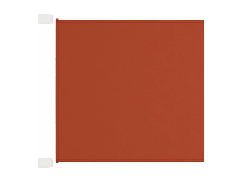 Auvent vertical Terre cuite 60x1000 cm Tissu oxford