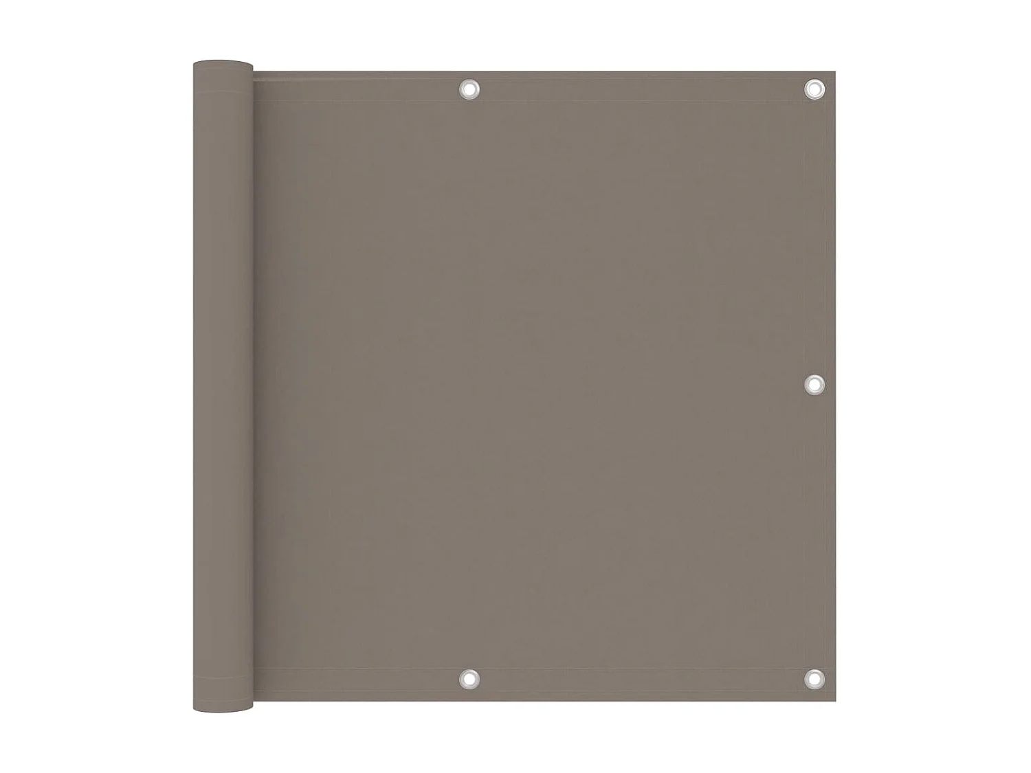 Écran de balcon Taupe 90x500 cm Tissu Oxford