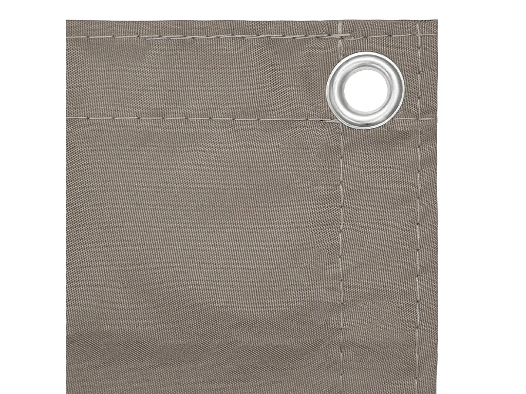 Écran de balcon Taupe 90x500 cm Tissu Oxford