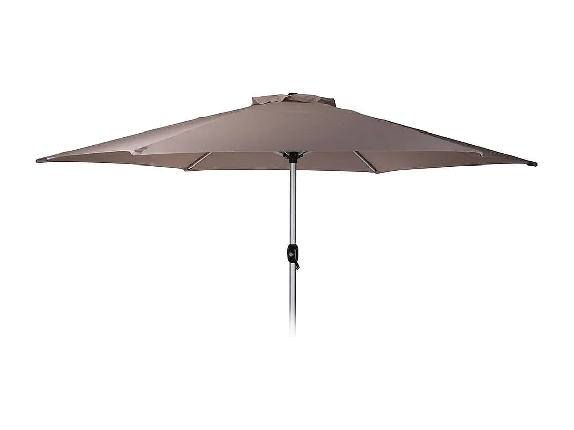 Guarda-sol Mardi 270 cm cinzento-acastanhado