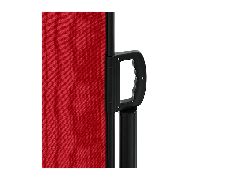 Auvent latéral rétractable rouge 220x1000 cm