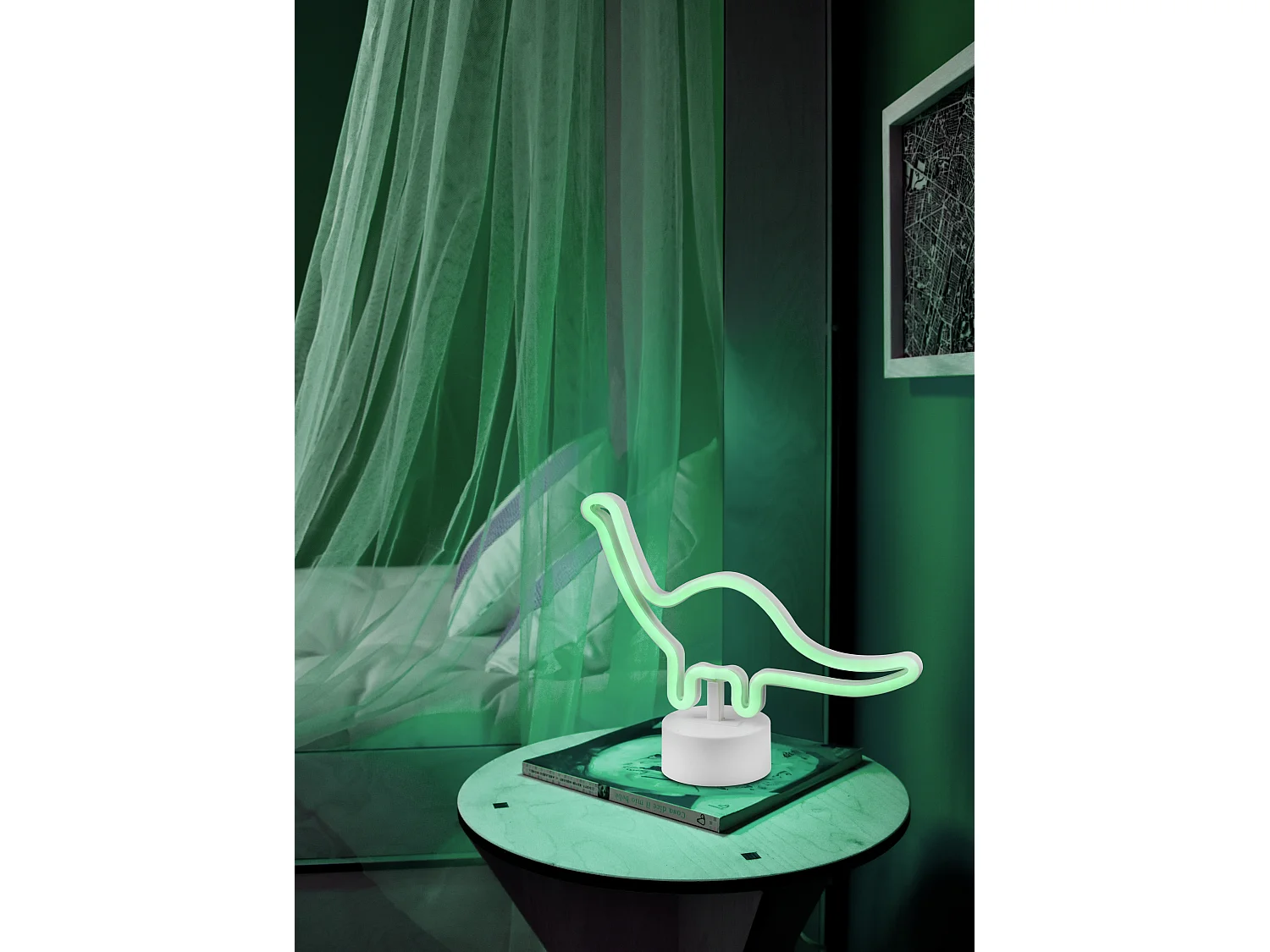 Tafellamp BRONTO - 8.5x8.5x20.5 cm - Wit
