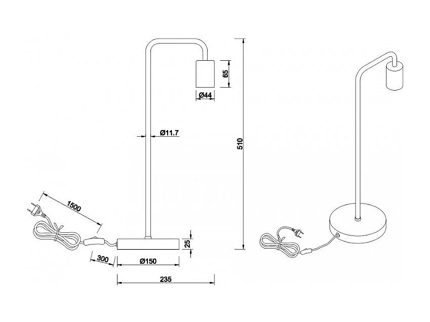 Lampe de table design Diallo