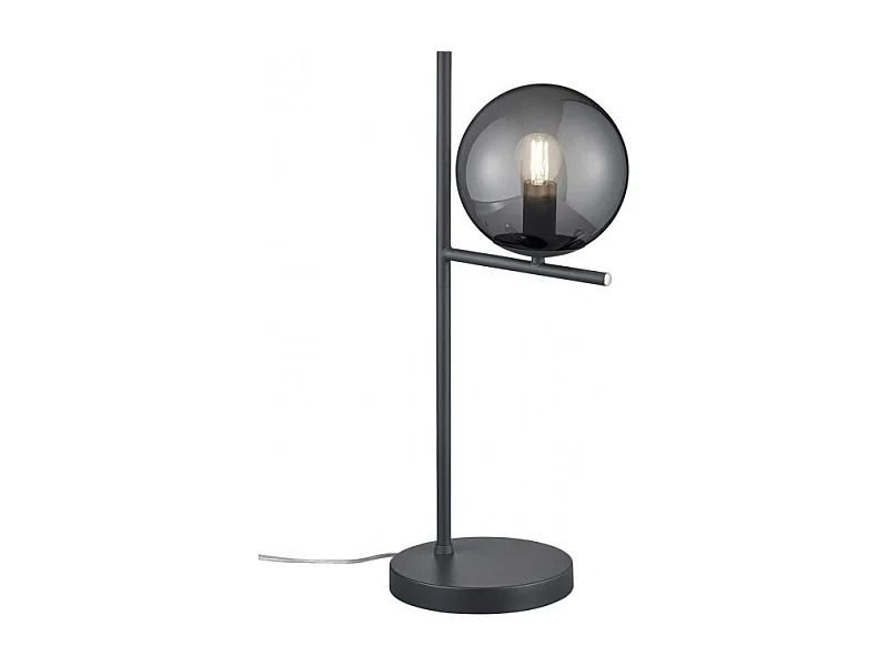 Lampe de table Pure, Métal, Gris