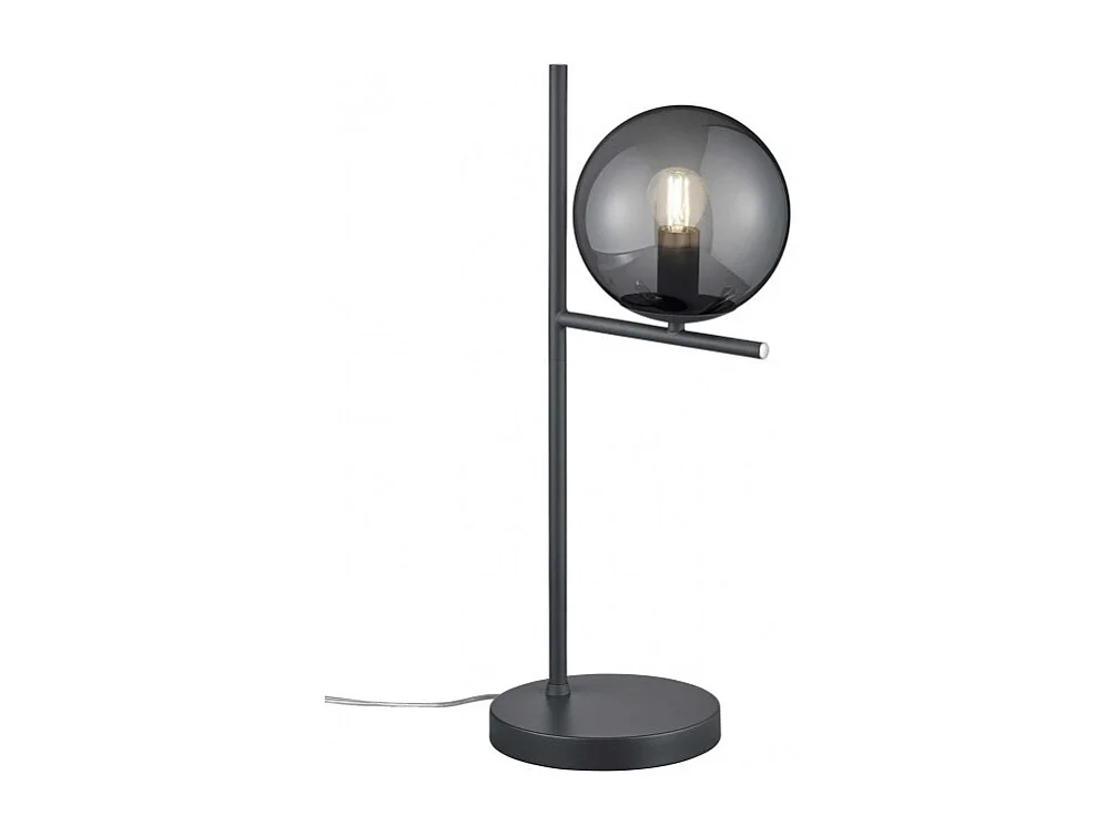 Lampe de table Pure, Métal, Gris