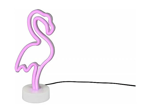 Lampe fun effet néon Flamingo