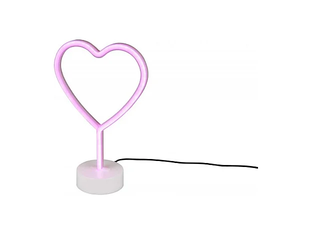Lampe fun effet néon coeur