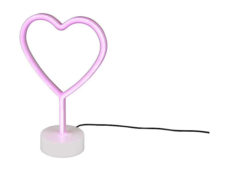 Lampe fun effet néon coeur