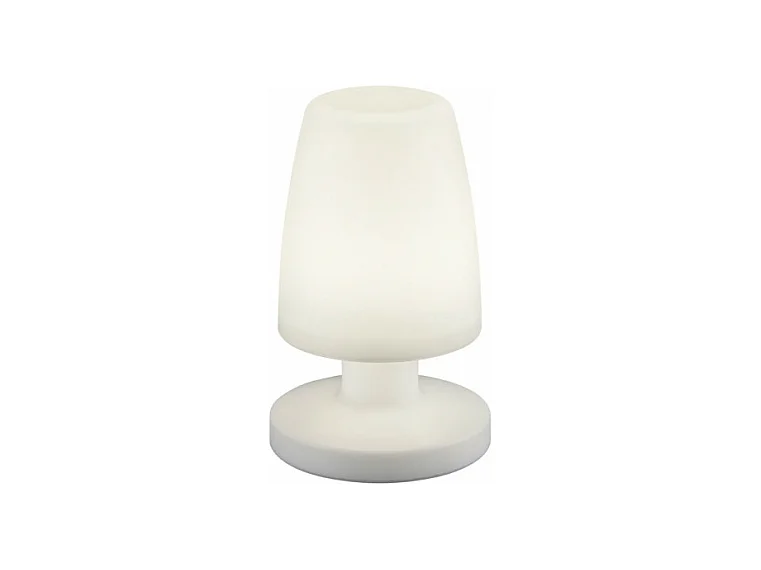 Lampe design Dora, Plastique, Blanc