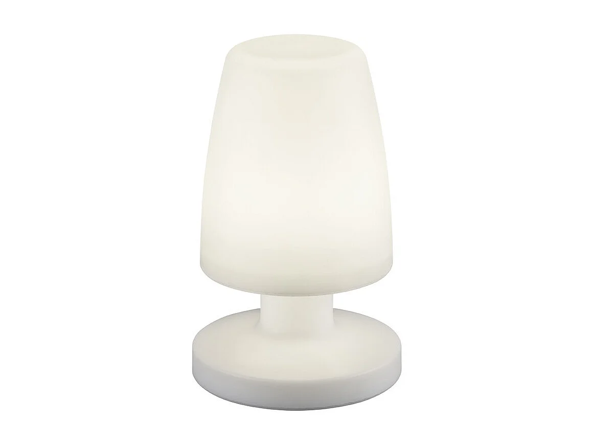 Lampe design Dora, Plastique, Blanc