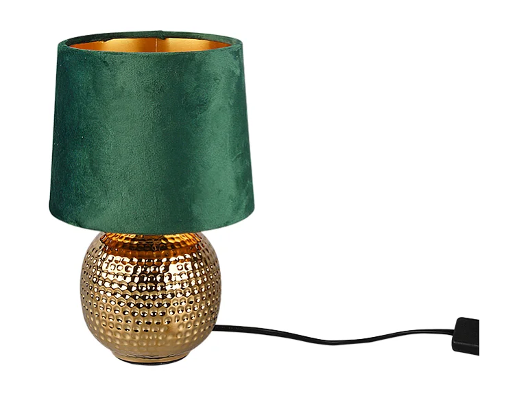 Lampada da tavolo, ceramica, oro, 16x26x16 cm, Sophia