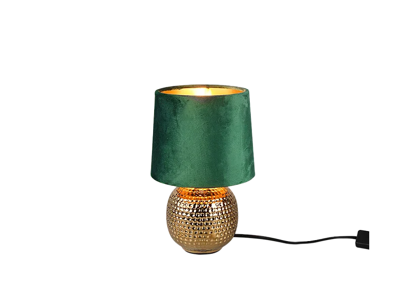 Lampada da tavolo, ceramica, oro, 16x26x16 cm, Sophia