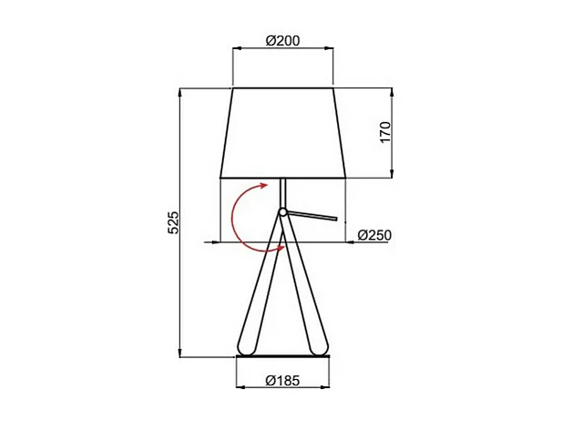 Lampe à poser zazou lt