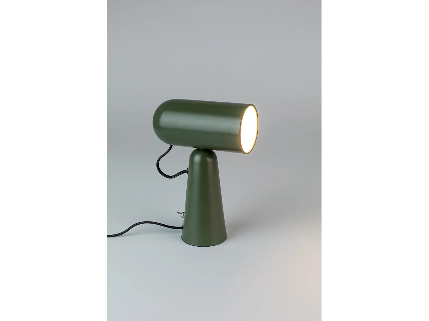 Lampe de table Nico, Métal, Vert
