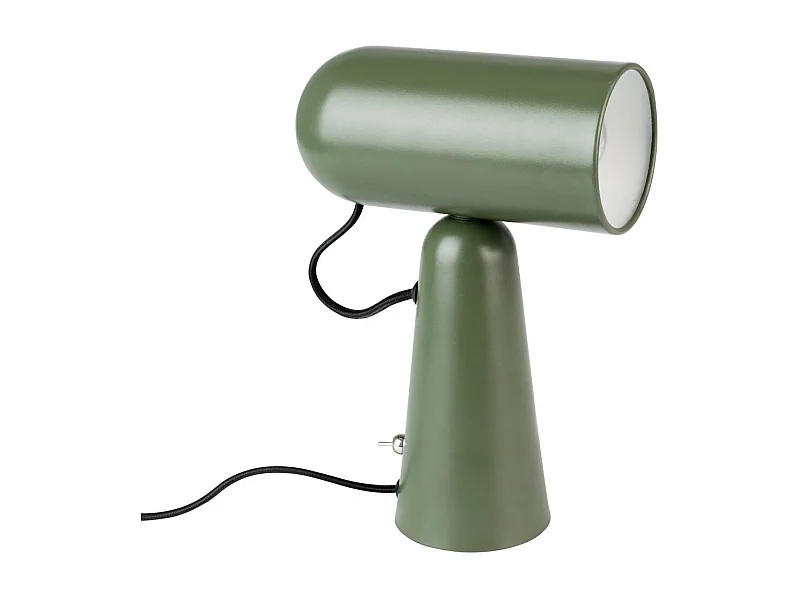 Lampe de table Nico, Métal, Vert